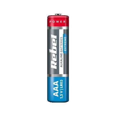 Baterie AAA LR03 alkaliczne 4szt Rebel EXTREME