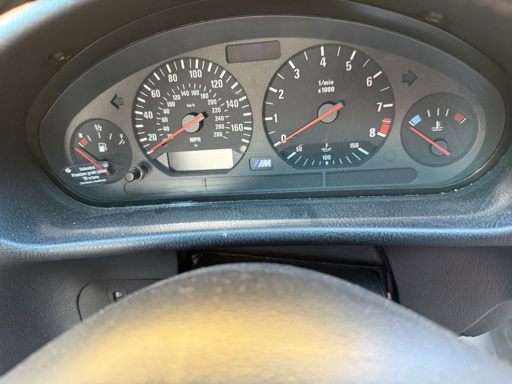Zegar licznik e36 m3 3.2 321km rhd uk usa oryginal