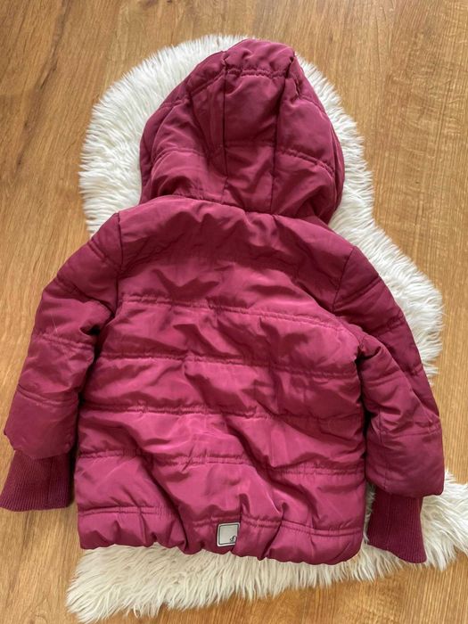 s.Oliver 98 kurtka bordowa r. 3 zimowa ocieplana