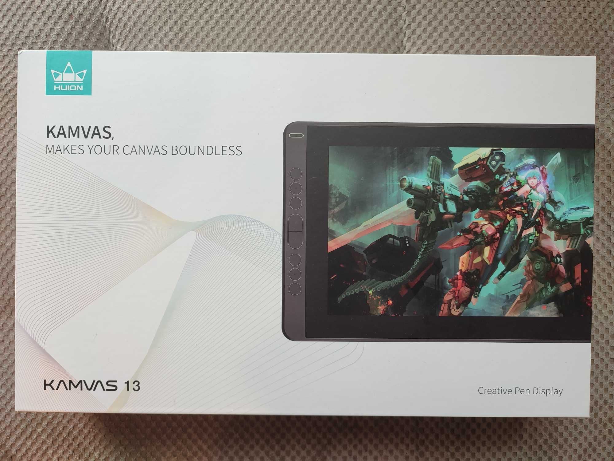 Huion Kamvas 13 Black - Tablet graficzny - dla grafików cyfrowych
