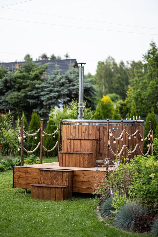 Balia u Ciebie-mobilna balia, ruska bania, jacuzzi, wanna spa, wynajem