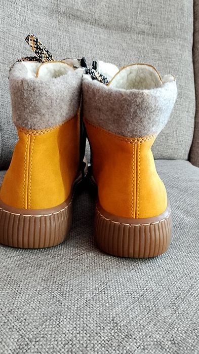 Buty damskie rieker zimowe ocieplane wełną
