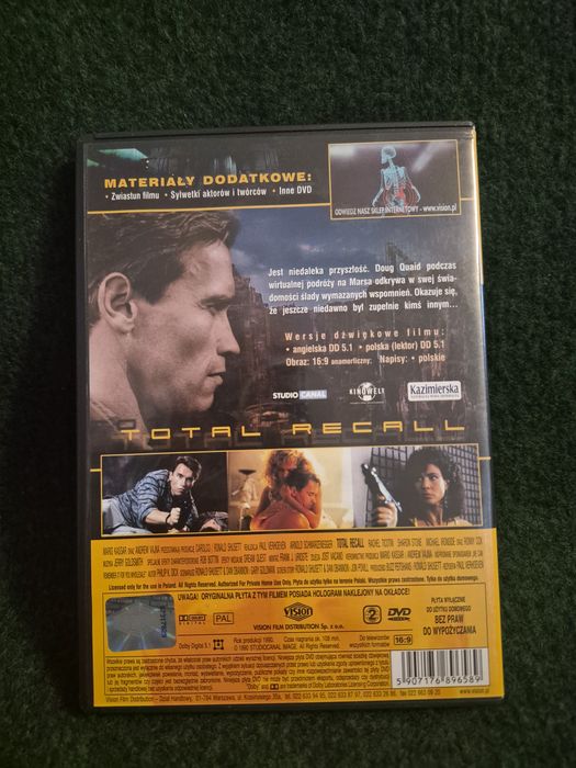 Pamięć Absolutna – Arnold Schwarzenegger – DVD (Vision)