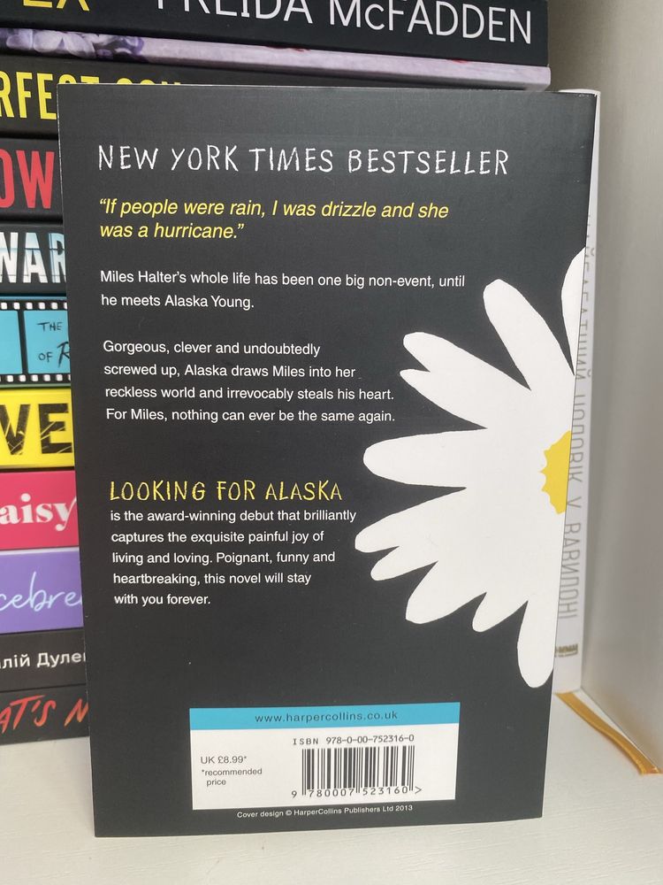 Looking for Alaska John Green книга англійською В пошуках Аляски