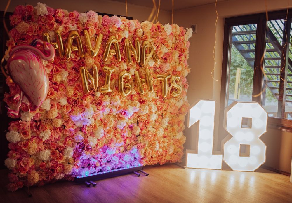 Cyfry na 18, 30,40,50,60,70,90 i roczek