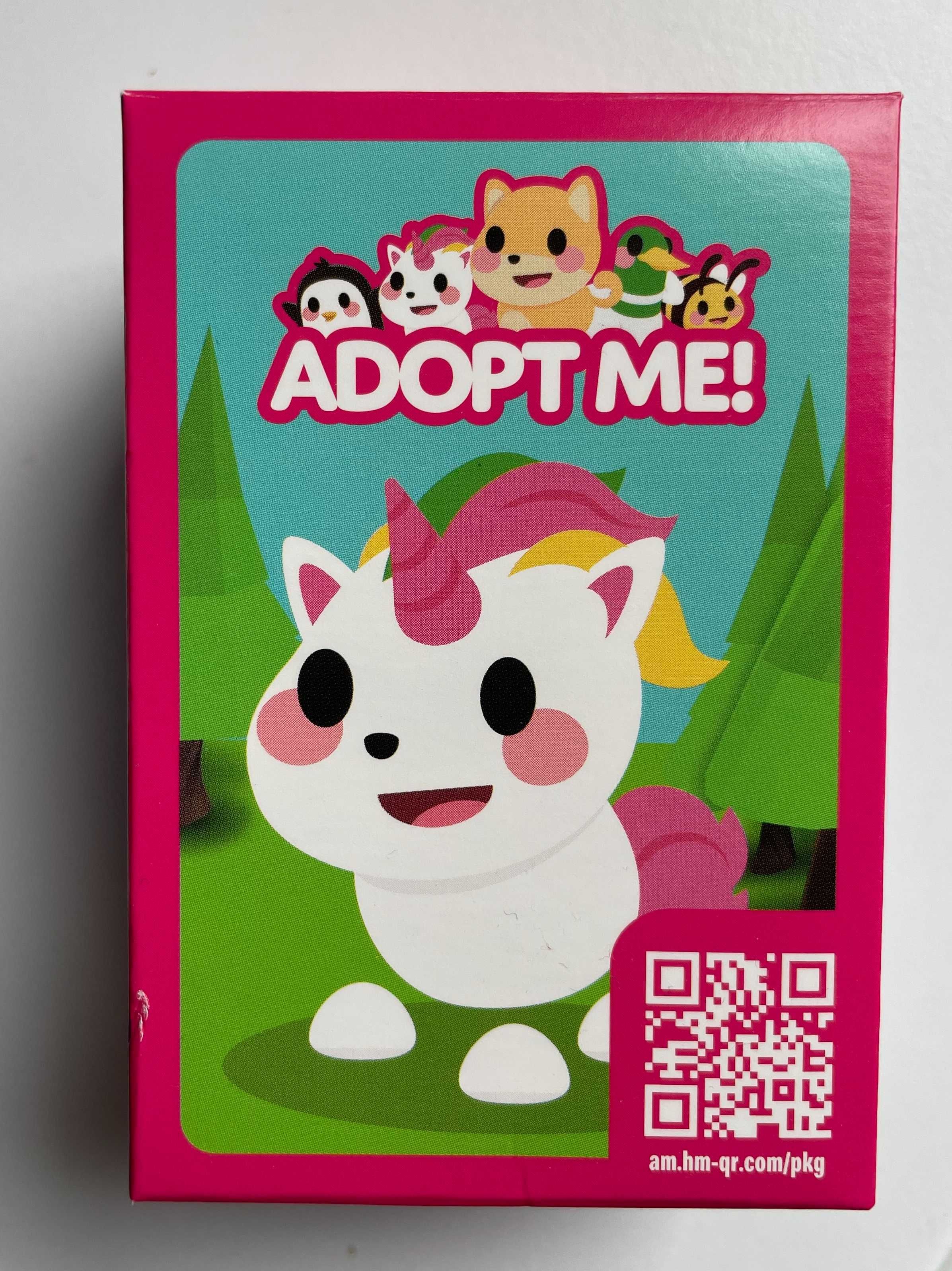 Adopt me McDonald's Unicorn jednorożec figurka kolekcja karty naklejki
