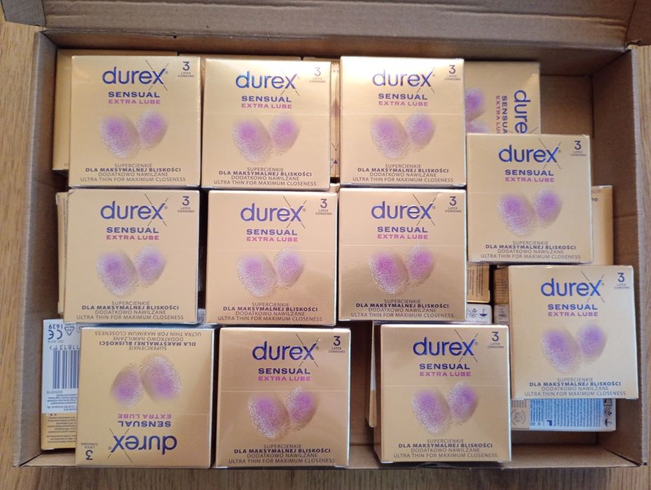 Prezerwatywy Durex sensual extra lube