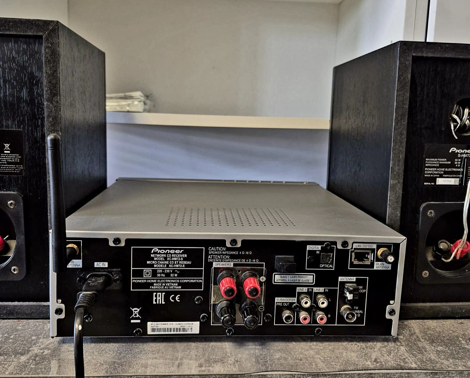 Pioneer X-HM72-S WiFi, Bluetooth, DAB, DLNA. Stan bardzo dobry