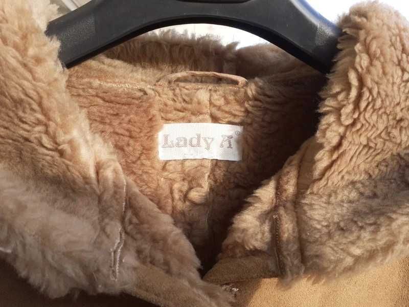 Kożuch ekologiczny z kapturem