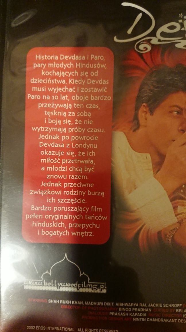 Devdas Bollywood DVD