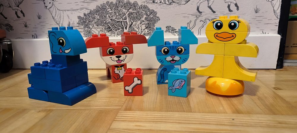 Klocki LEGO Duplo dla najmłodszych zestaw kreatywny zwierzęta