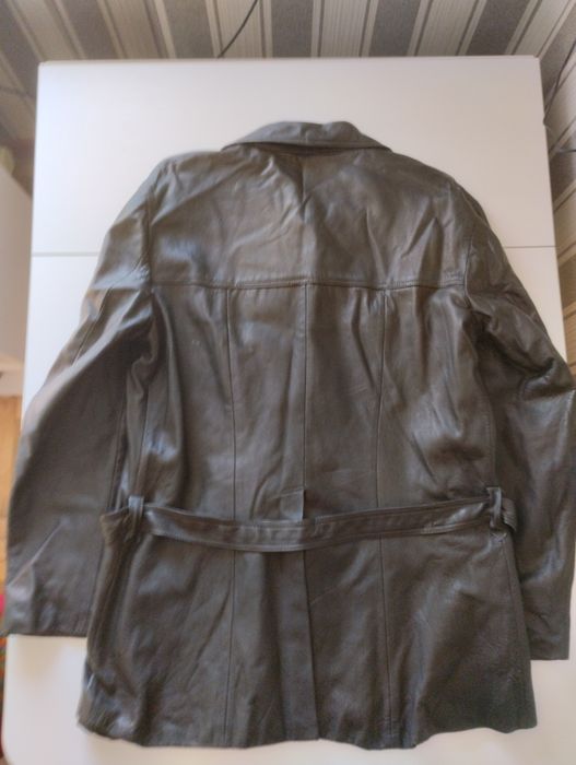 Куртка  мужская кожаная, Пиджак мужской черный