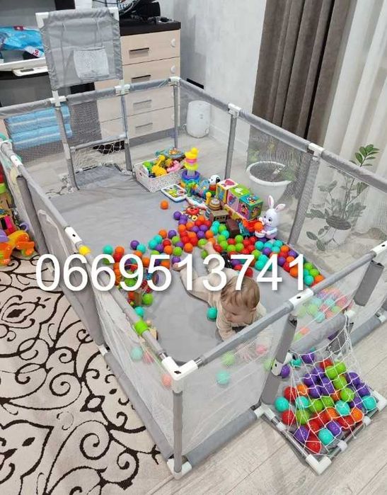 Манеж великий 235/120 см манеж детский купить манеж + 20 кульок купить