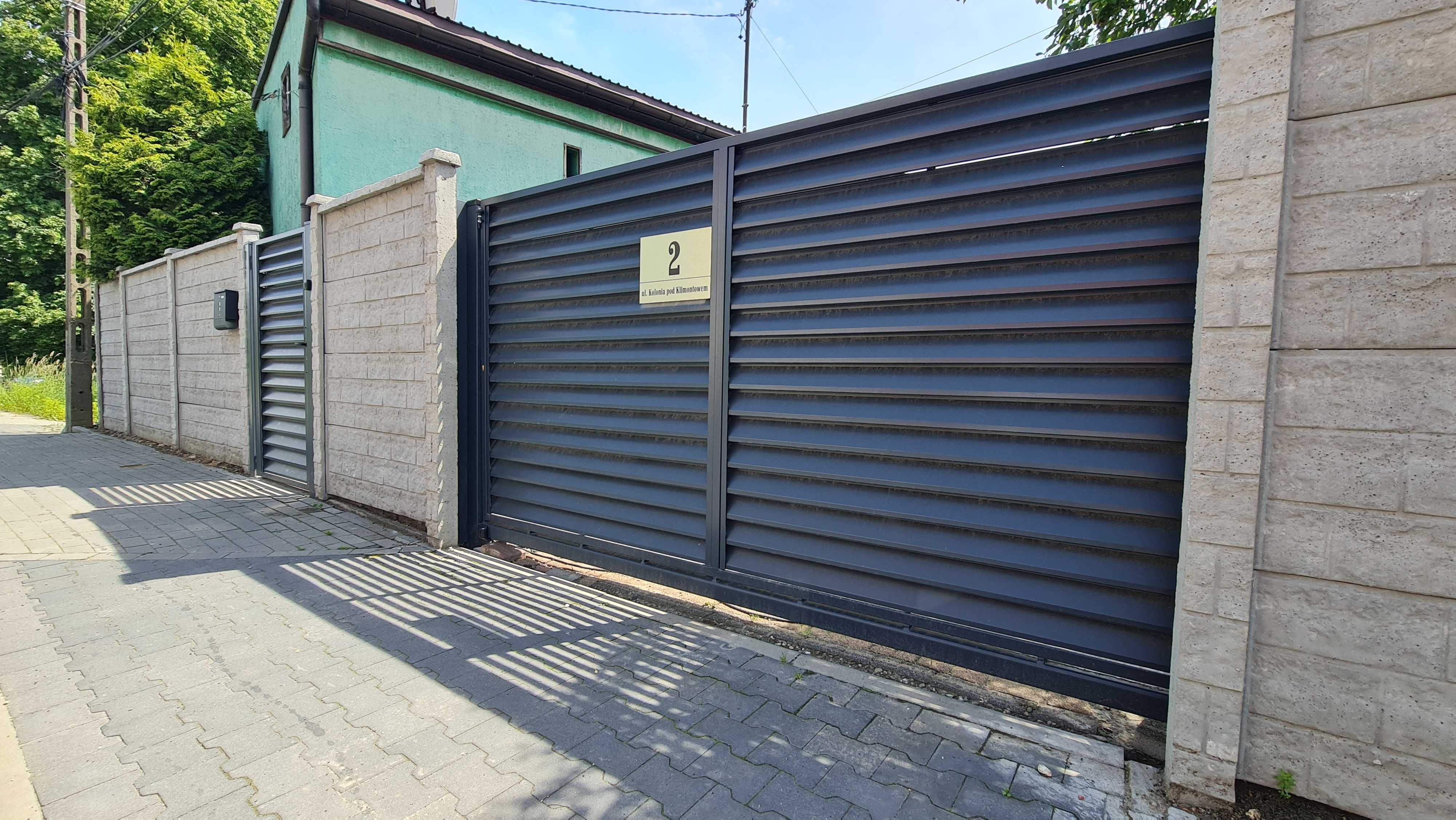 Bramy Dwuskrzydłowe Przesuwne Furtki Ogrodzenia BETONOWE z montażem