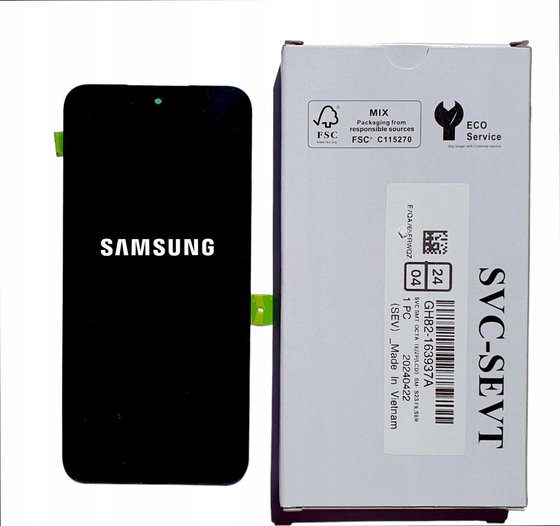 Samsung Galaxy S23 FE S711 Wyświetlacz LCD Oryginał Wymiana