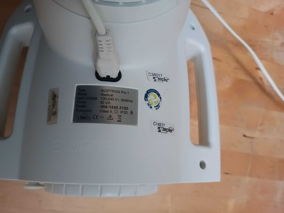 Lampa Zepter BIOPTRON Pro 1 PRO1 fulerenowy filtr z statywem GWARANCJA