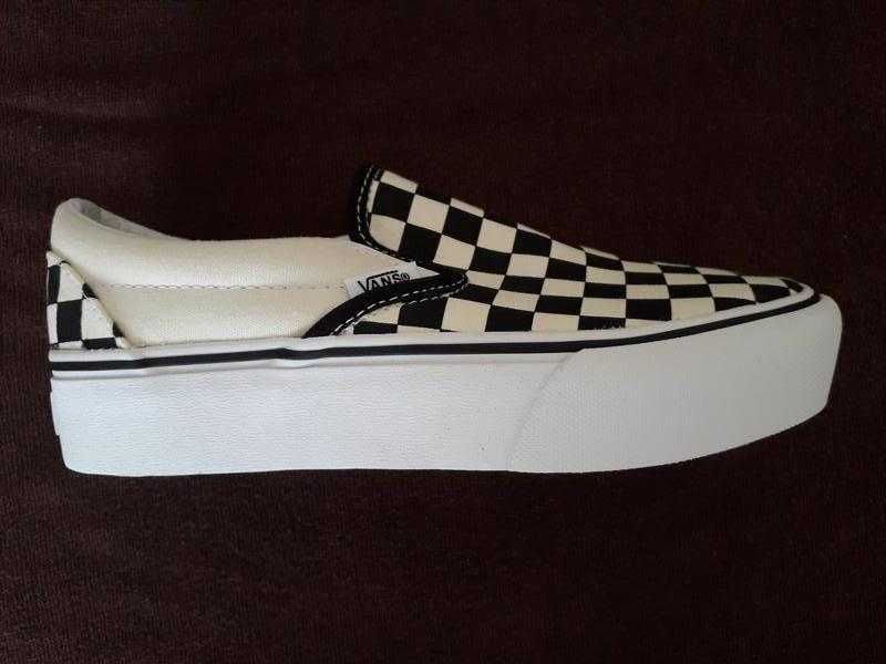 Сліпони Vans Checkerboard Platform
