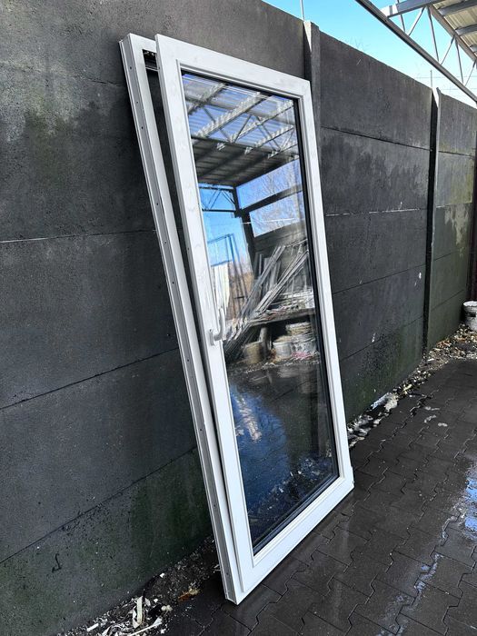 Drzwi Balkonowe UŻYWANE okna 98x214 - świetny stan - dowóz