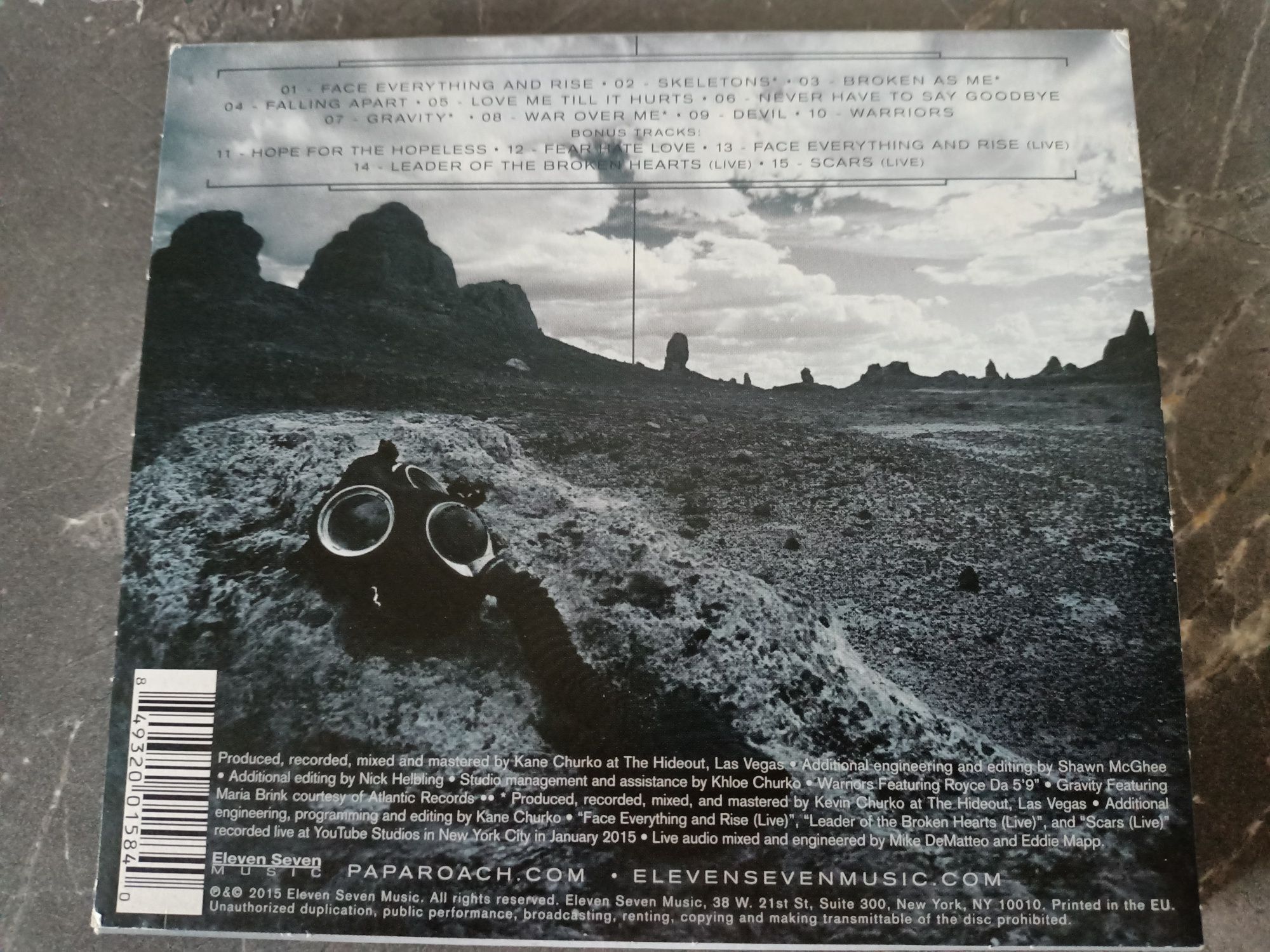 Papa Roach - F.E.A.R. (CD, Album, Dlx, Sli)(vg+)