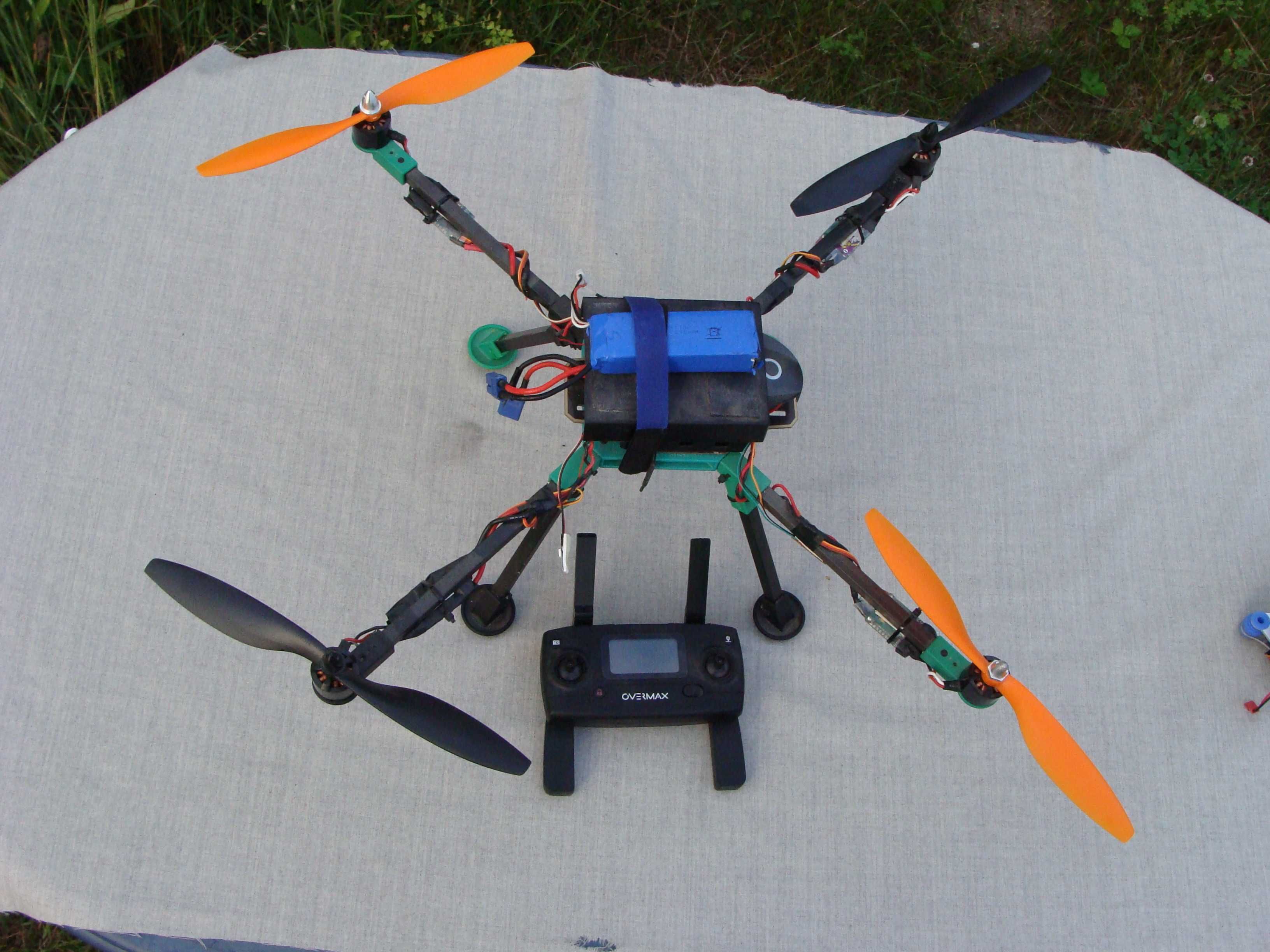 Dron Overmax X-Bee 9.5GPS, rama karbonowa, zasilanie 3S