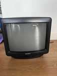 Televisão Sony antiga a funcionar