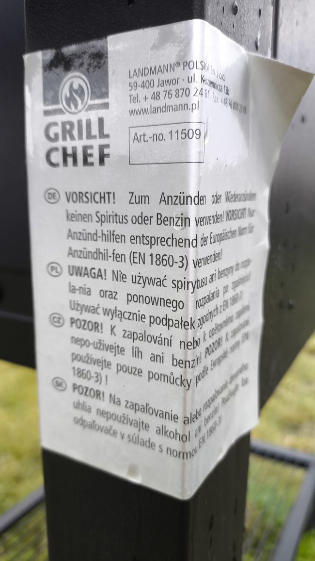 GRILL CHEF WĘGLOWY Wózek Komfort Plus

LANDMANN

11509