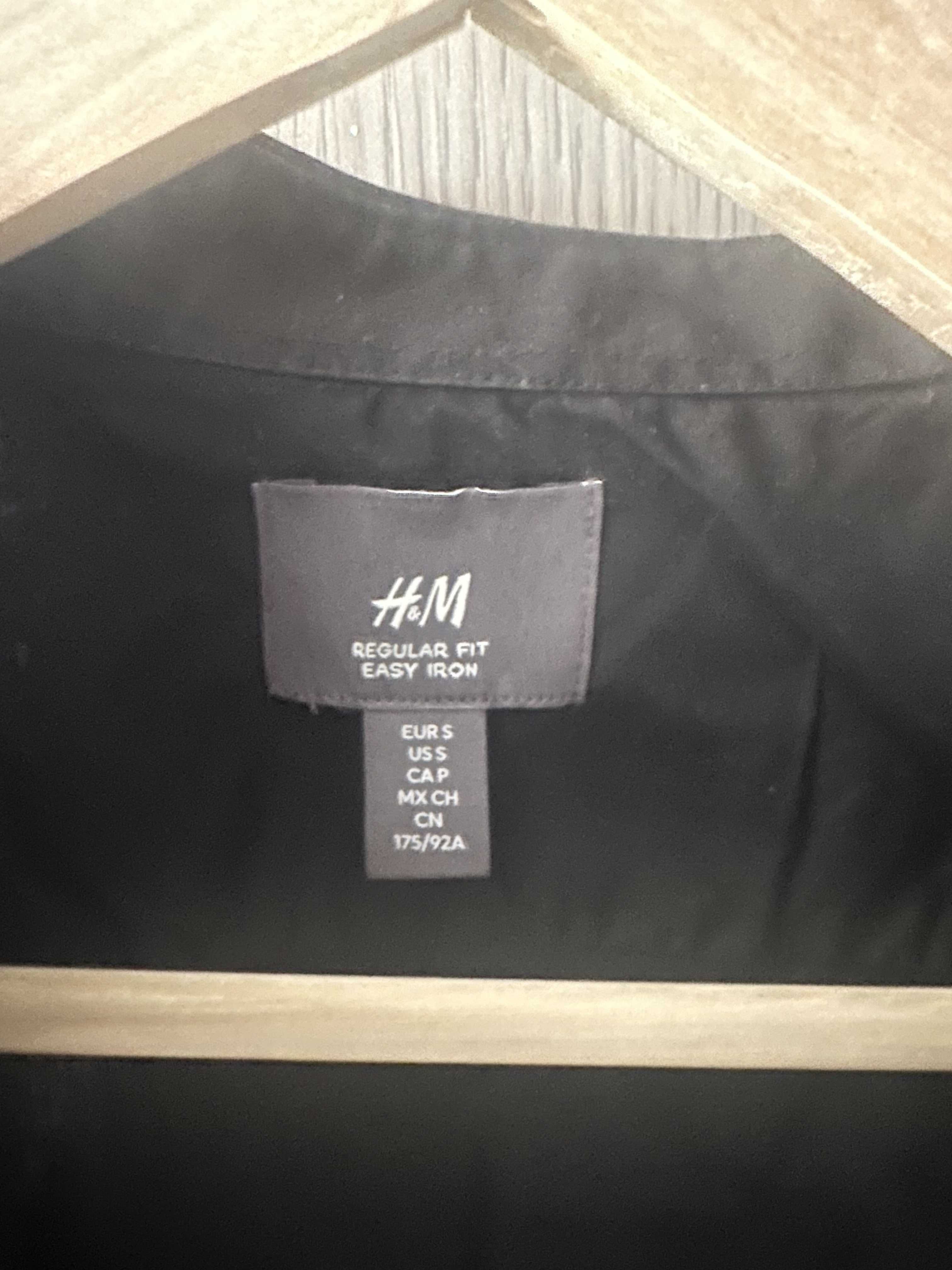 koszula czarna h&m S
