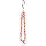 Zawieszka na telefon Hello Kitty Pearls Kitty Head - czerwona