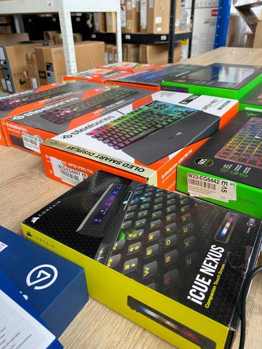 Тільки ОПТ / Клавіатури з Європи Razer Microsoft  SteelSeries