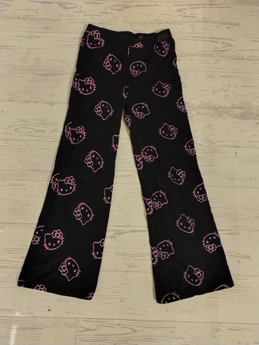 Spodnie hello kitty typu dzwony 140