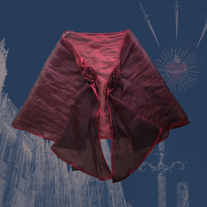 Готична червона накидка