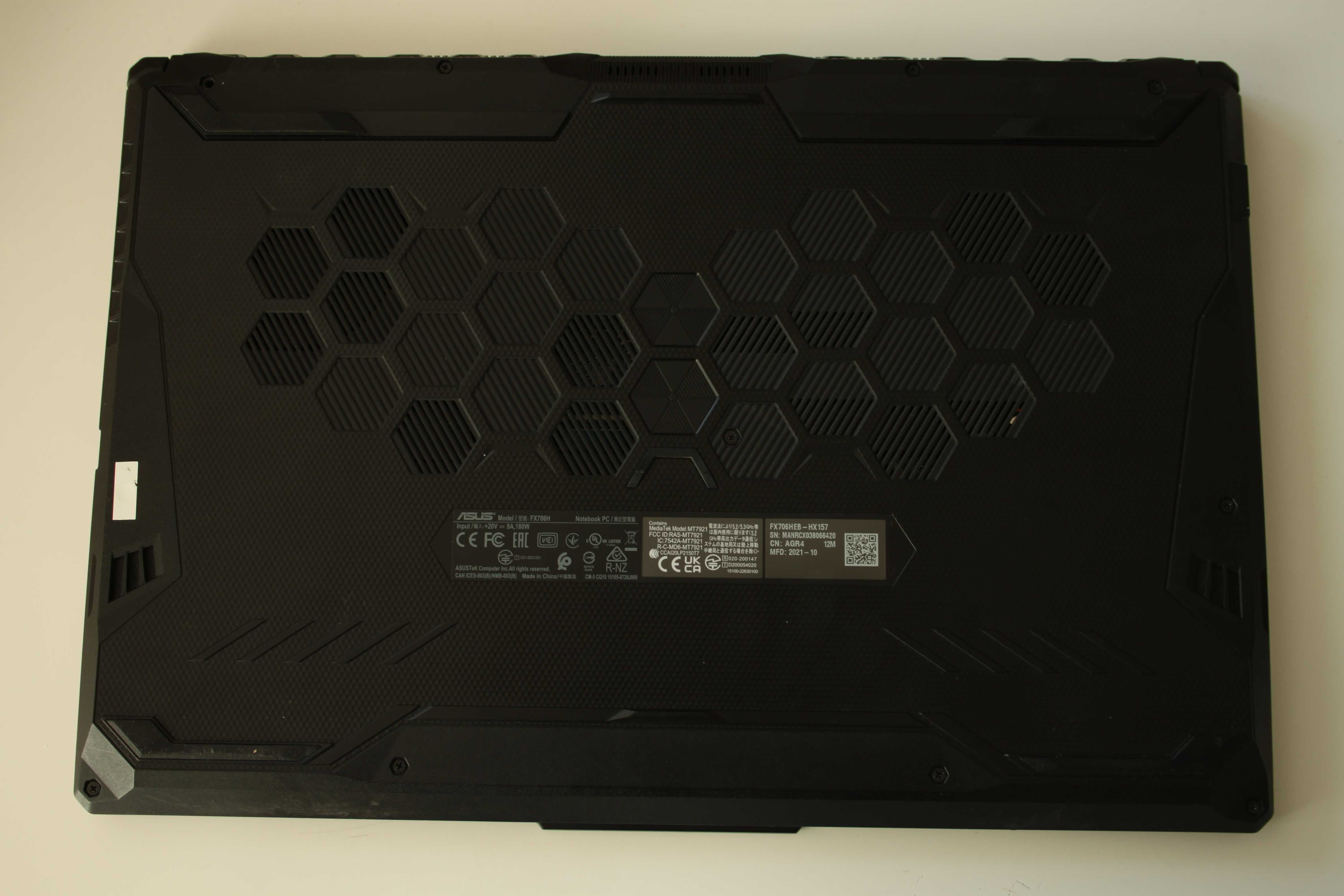 Ігровий ноутбук asus TUF f17 3050ti