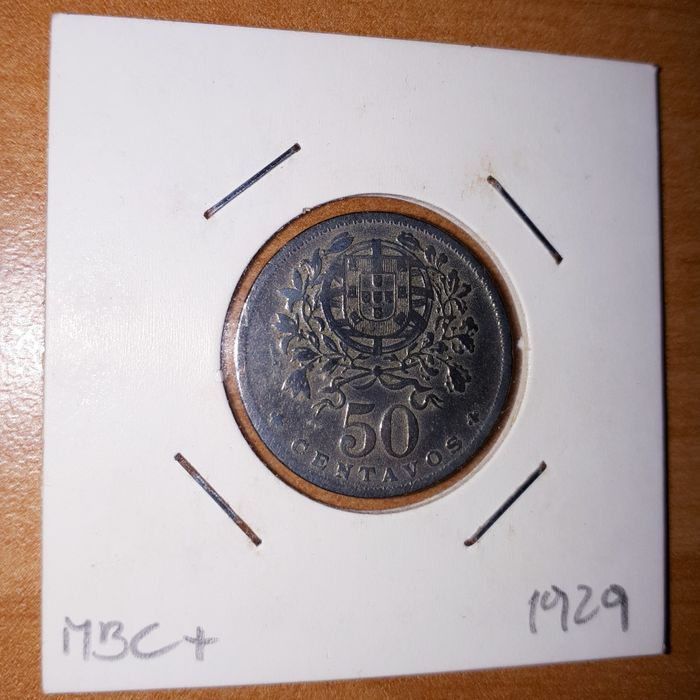 Duo moedas 50 centavos 1929 e 1935(Escassa) *Alpacas