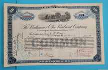 Certyfikat giełdowy Baltimore and Ohio Railroad 1925  (248A)