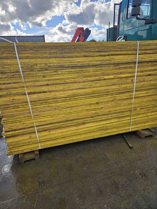 Płyta sklejka szalunkowa szantafle trójwarstwowa 50x200 grubość 21mm