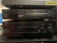 Wzmacniacz stereo Yamaha ax-396 i odtwarzacz cd Yamaha CDX-480