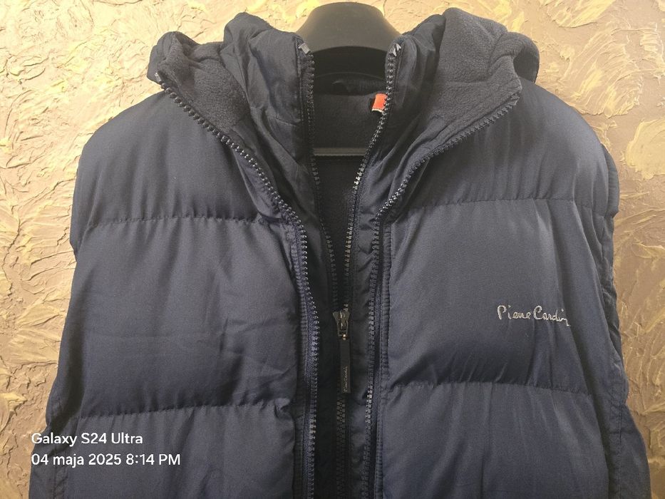 Kamizelka trekkingowa zimowa bezrękawnik z kapturem Pierre Cardin L/XL
