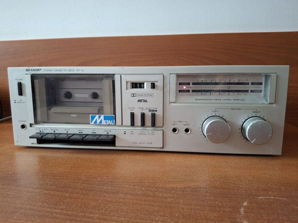 Odtwarzacz kaset Sharp RT-10 deck