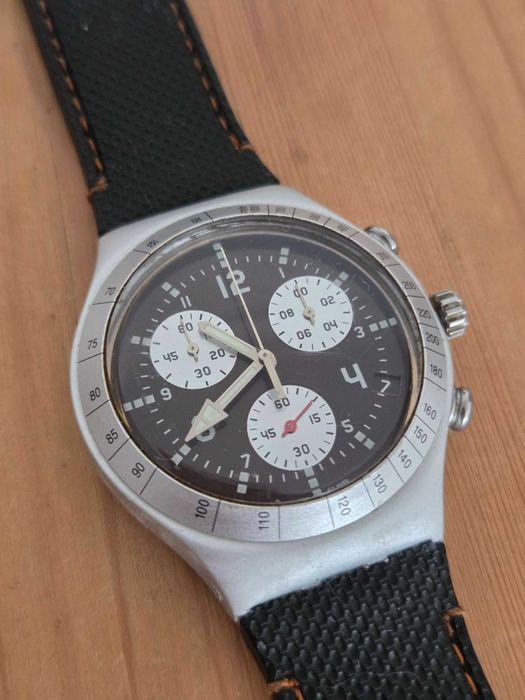 Relógio Swatch Irony Chrono preto