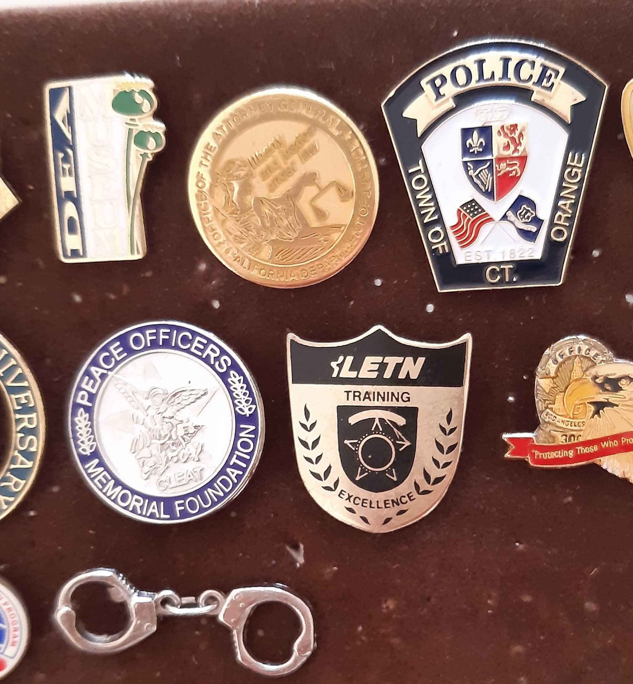 Pins de policia Oficiais