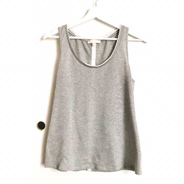 Max Mara MaxMara srebrna szara bluzka top 38 M