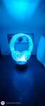 Lampka nocna led 3d 7 kolorów