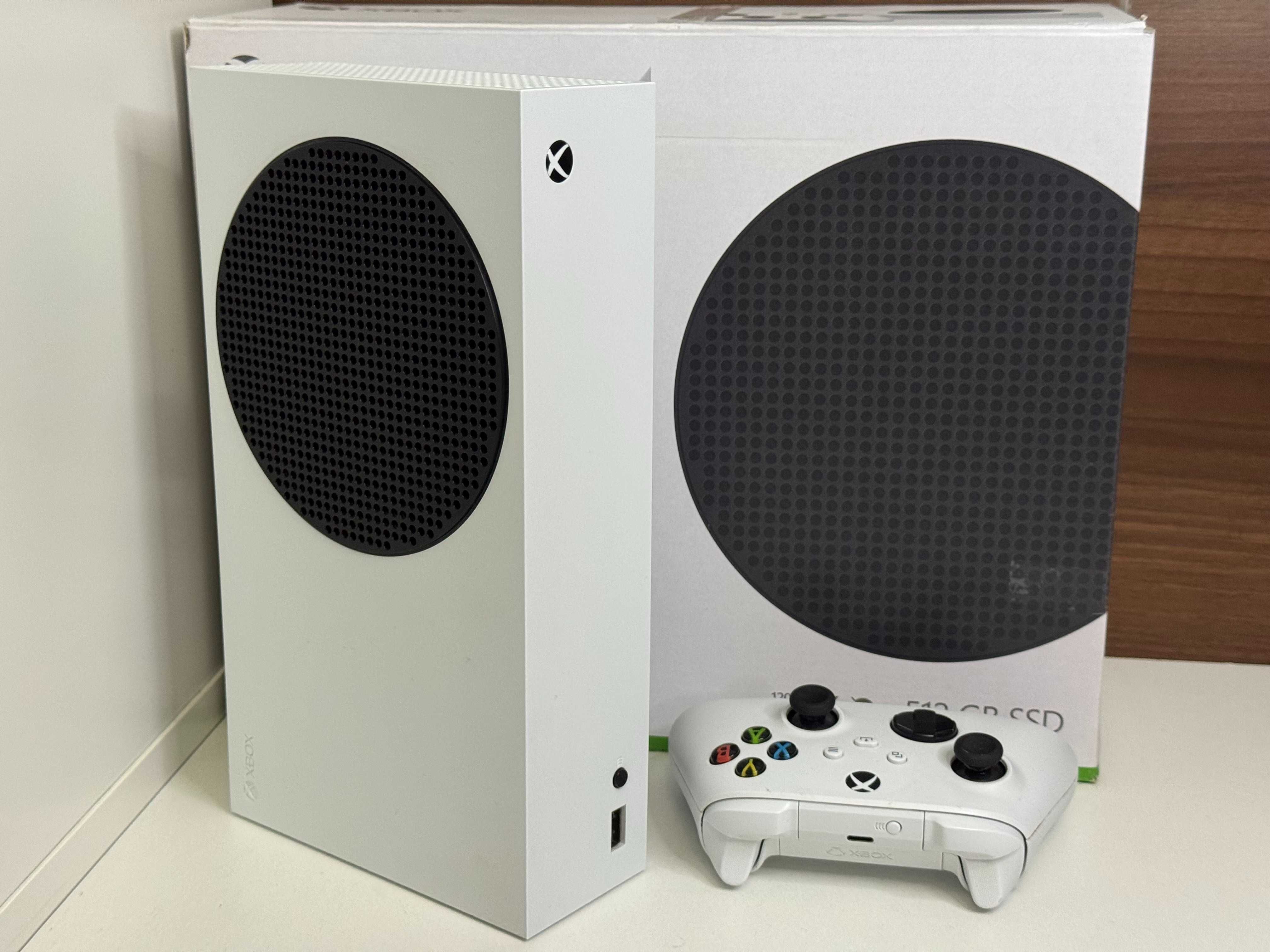 Konsola XBOX Series S 512GB z Padem i Pudłem Biała Super Stan