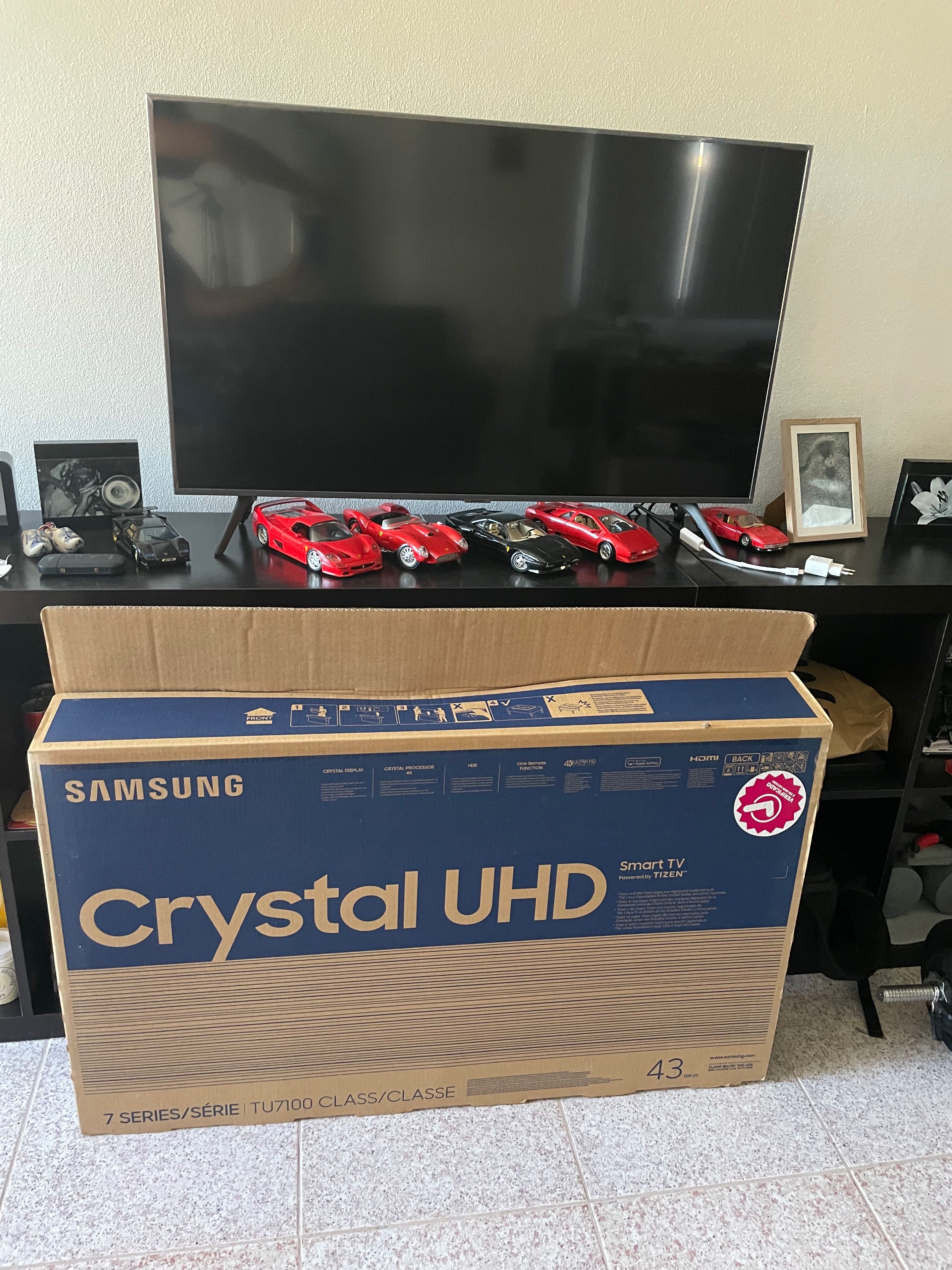 Smart TV Samsung 4k  43pol como nova troca