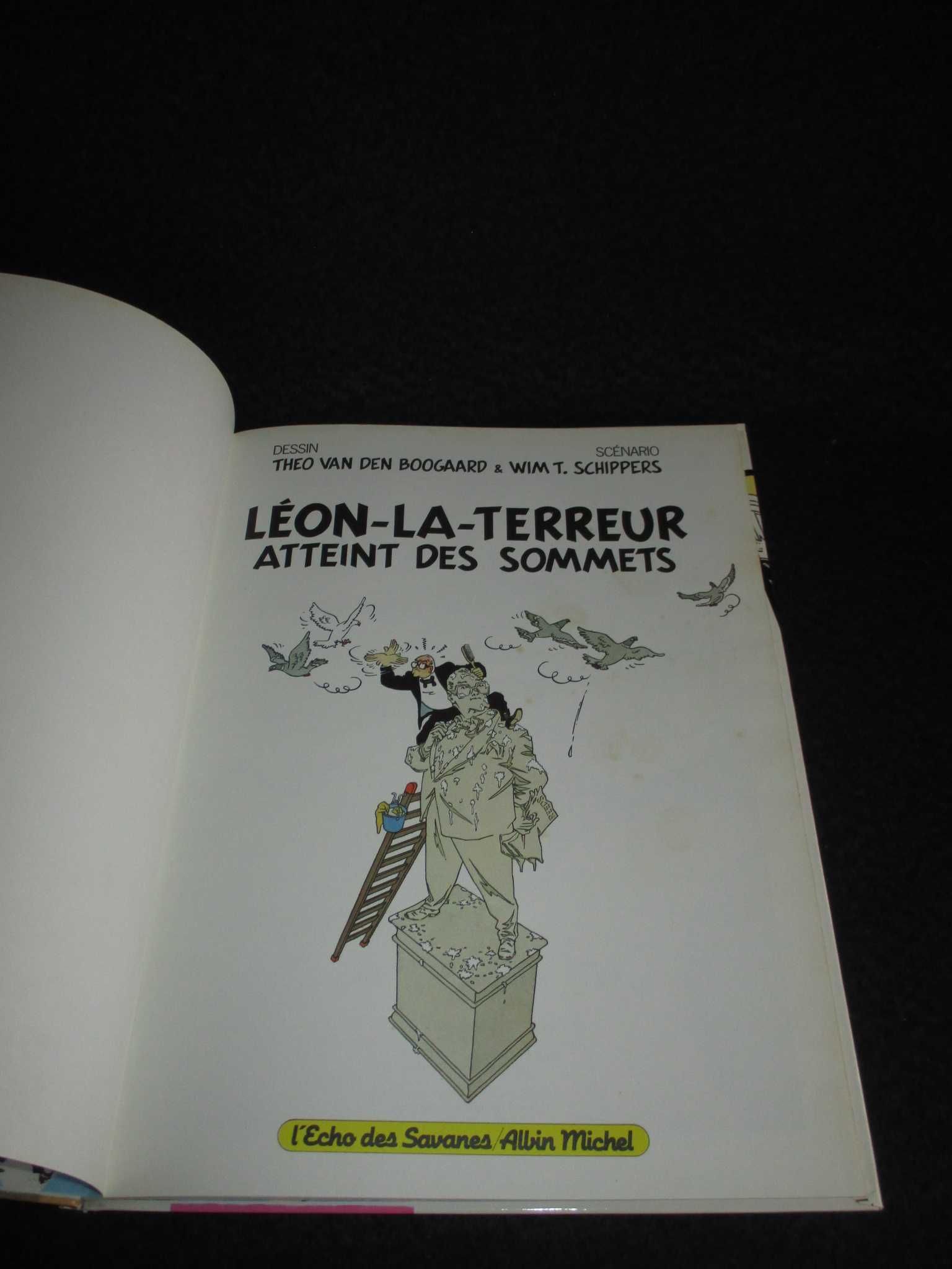 Livro BD Léon-La-Terreur atteint des sommets