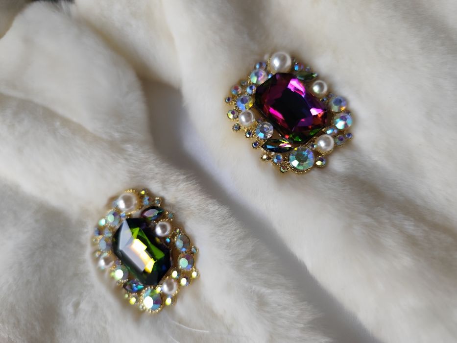 Bolerko ślubne do sukni krem  kryształy ślub kremowe lekkie piękne s n