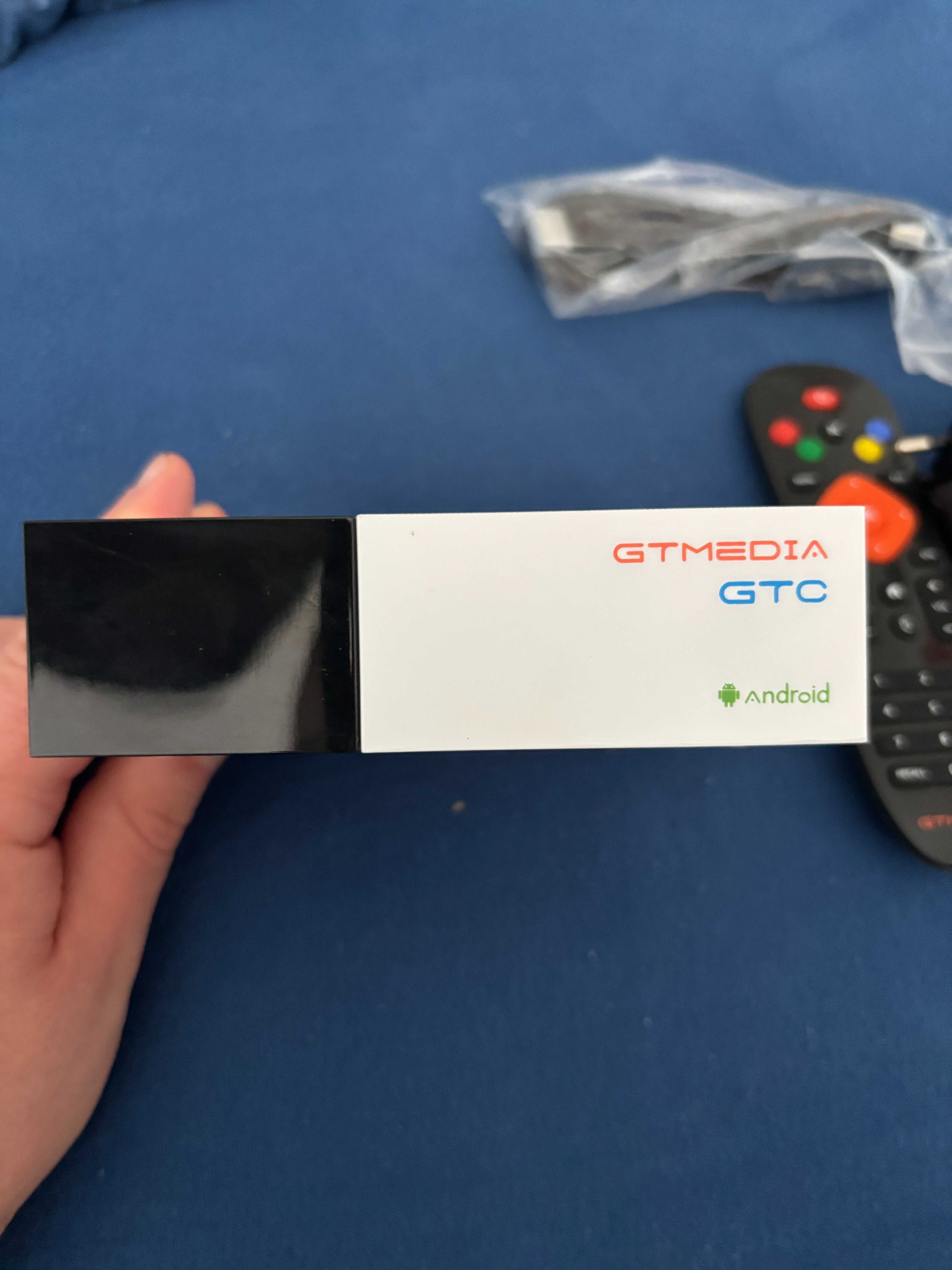 Dekoder GTMedia GTC 4K Android TV Freesat Cccam DVB-T2 DVB-S2 DVB-C