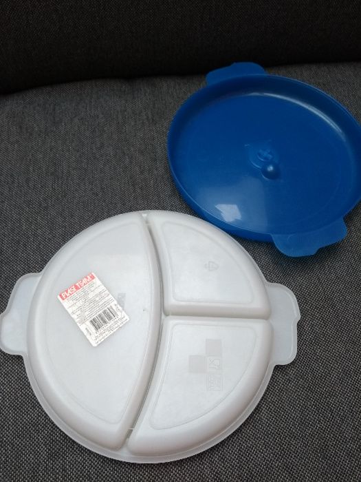 Pojemnik z przykrywką mikrofala Plast Team śr.23 cm WYSYŁKA