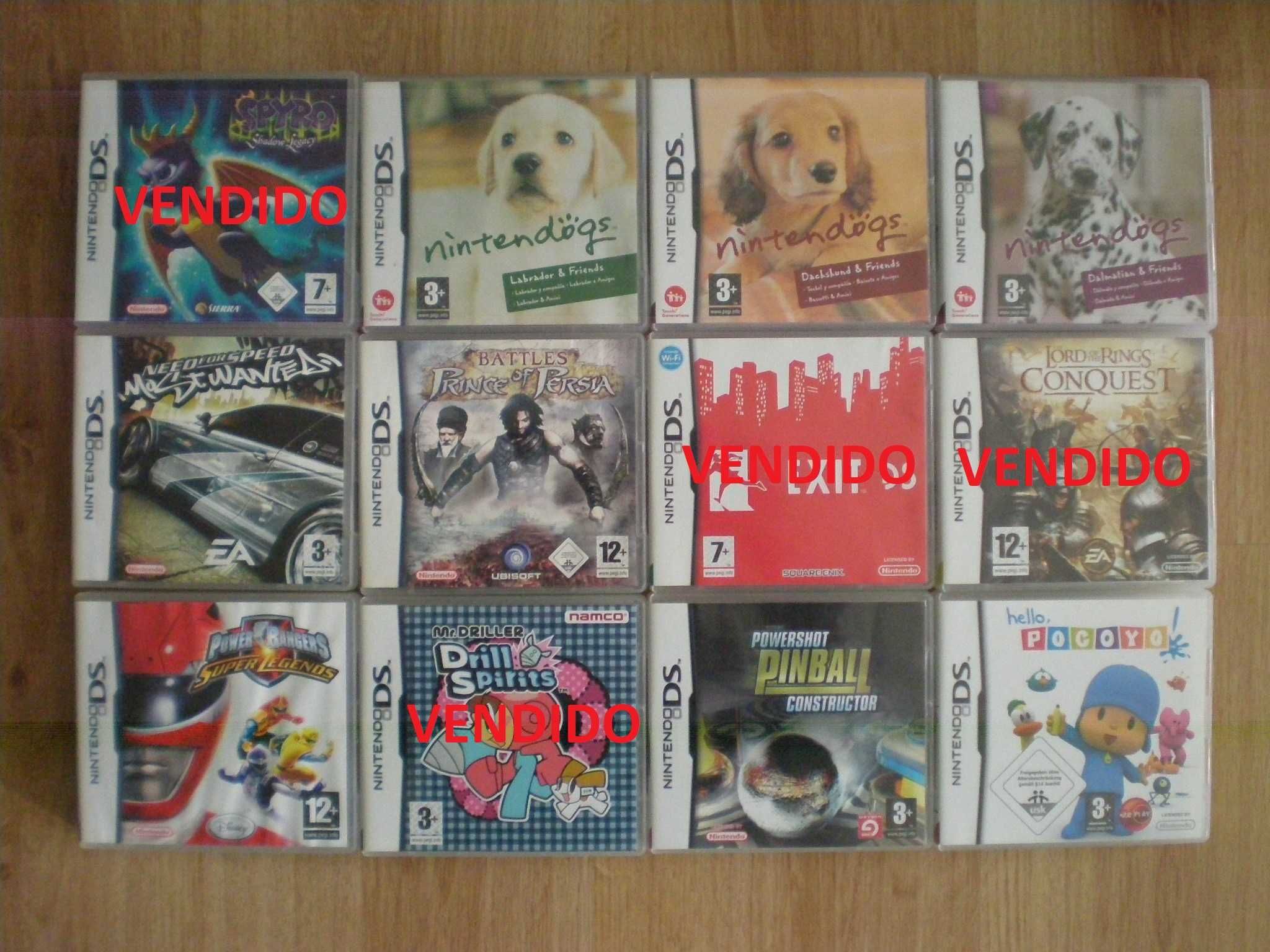 Nintendo DS - 51 jogos - todos com caixa