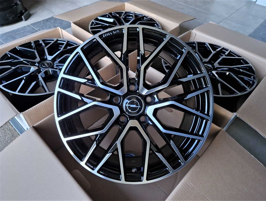 Alufelgi 17 5x120 Opel Insignia A Czarne + CNC Nowe ! 422#